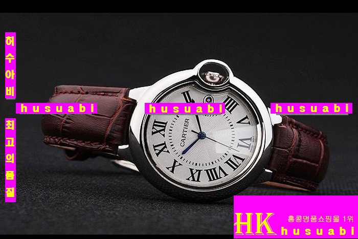��쿡 �߷պ���-��쿡 ���ڽð�.Replica Cartier Japanese Quartz MOVEMENT 440 stainless steel Black Bracelet men.117-032