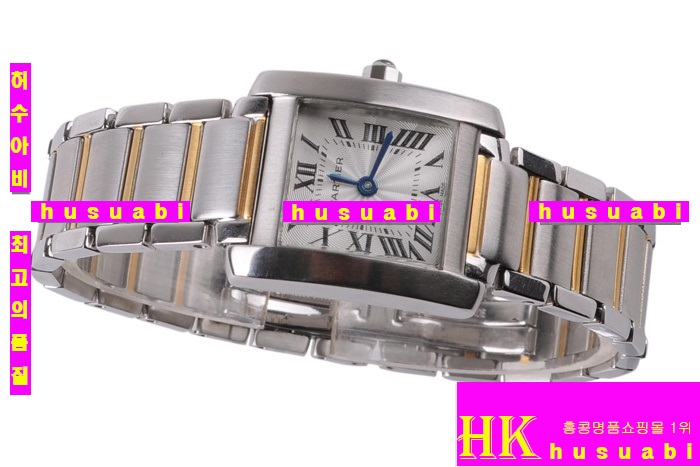 ��쿡 ���ڽð�.Replica Cartier Japanese Quartz MOVEMENT 440 stainless steel Women.117-011