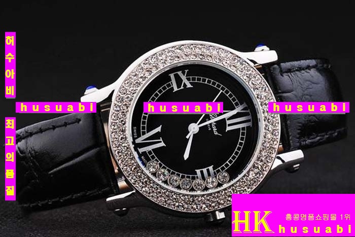���ĵ� ���ڽð� Replica Chopard Japanese Quartz MOVEMENT Polished Case Crown Light brown Bracelet Women. sa-10