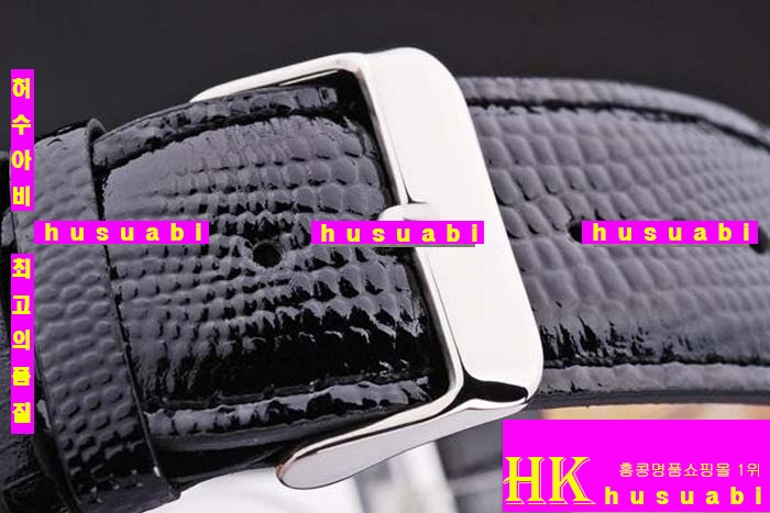 ���ĵ� ���ڽð� Replica Chopard Japanese Quartz MOVEMENT Polished Case Black LeatherBracelet Women. sa-9