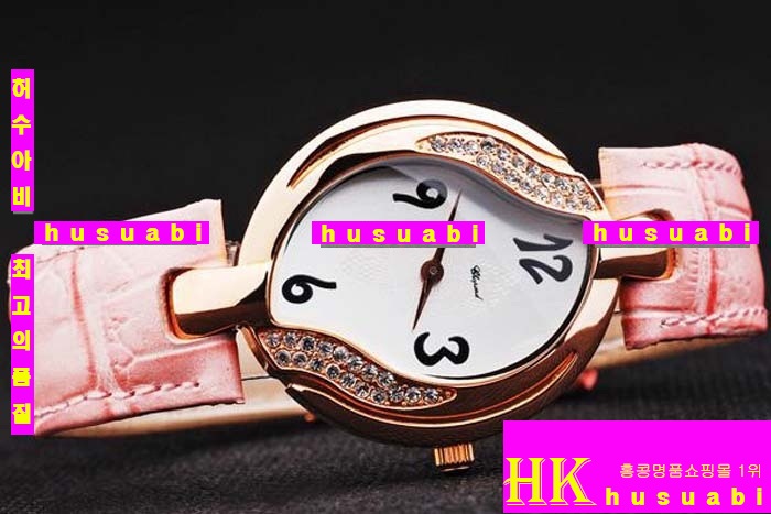 ���ĵ� ���ڽð� Replica Chopard Japanese Quartz MOVEMENT 18k Yellow gold Case Bezel Crown Pink leather Bracelet Women. sa-2
