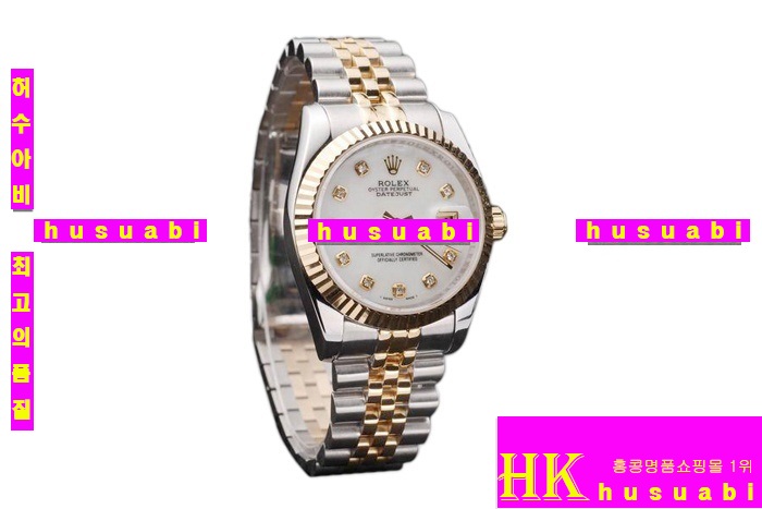 �η��� ���ڽð� Replica Rolex Datejust Automatic Movement Yellow gold Crown White Dial Men.928117-27
